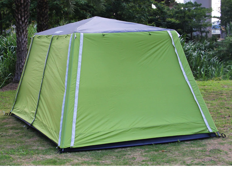Cheap Goat Tents Outdoor Camping Automatic Tent 4 8 People Double layer Rainproof Beach One Bedroom One Living Room Ultra large Tent Tents 